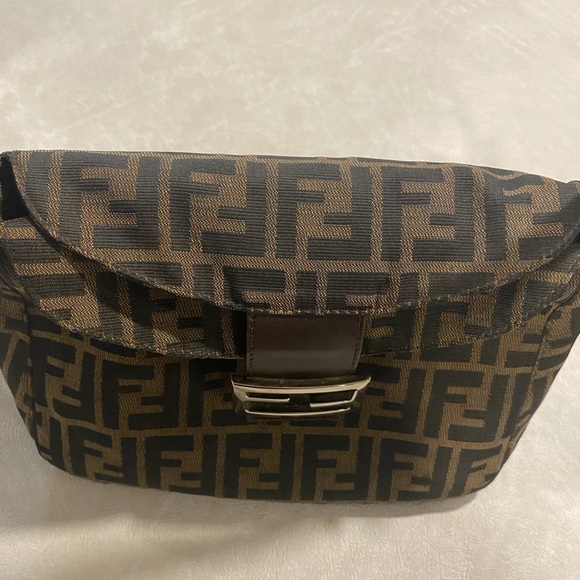 🖤🤎Fendi  Zucca Mama Baguette Double flat  🤎🖤 - Picture 5 of 14